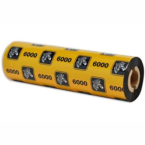 Impresora Zebra Ribbon de Etiqueta de 4"74 m Cera por Unidad