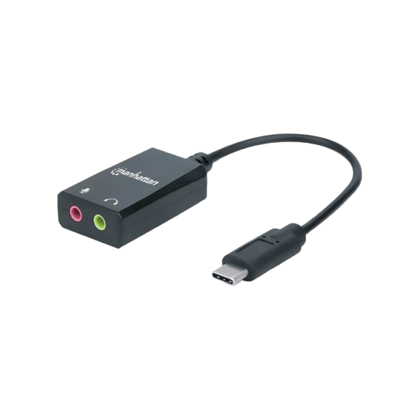 Manhattan Adaptador de Sonido a USB-C 153317