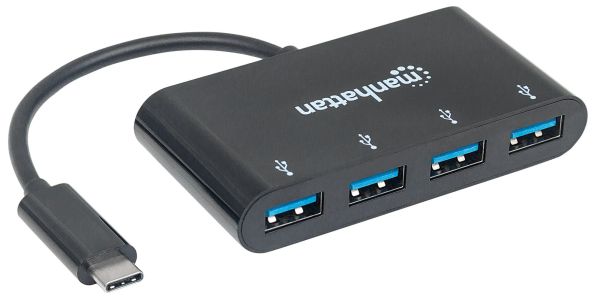 Manhattan Splitter USB-C a USB-A 162746
