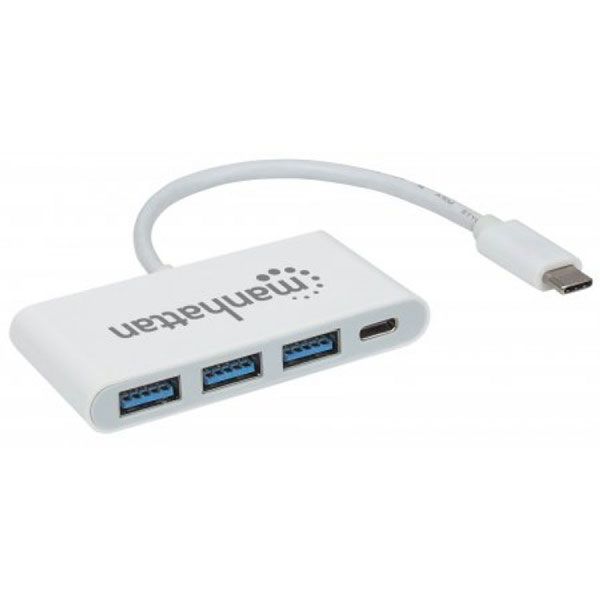 Hub USB 3.1 Manhattan 163552 3 Puertos