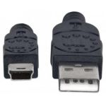 Manhattan Cable USB-A a USB Mini-B 1.8 Mtrs 333375