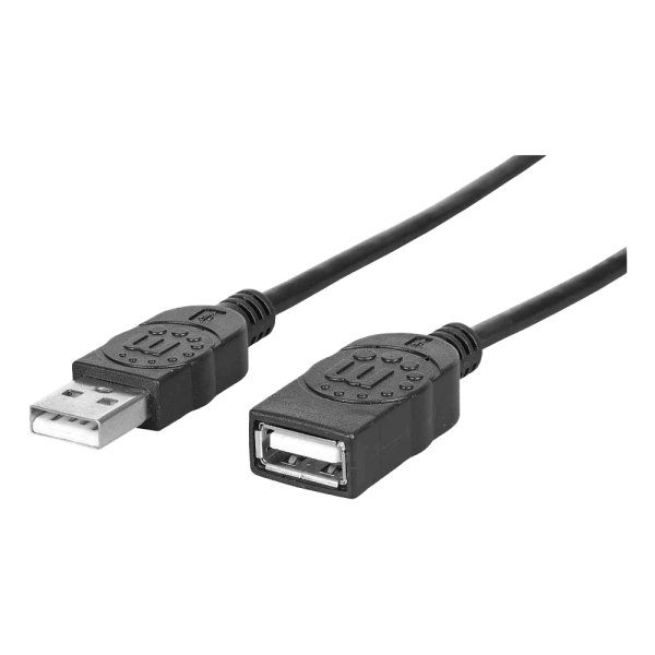 Extensor Manhattan USB-A 2.0 a USB-A 2.0 1.8 Mtrs 338653