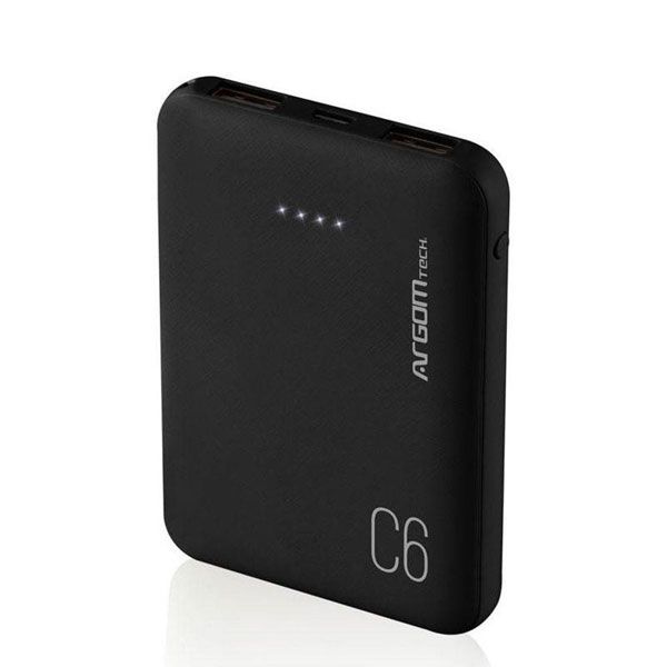 Cargador Portatil Argom 6.000 mAh ARG-PB-1136