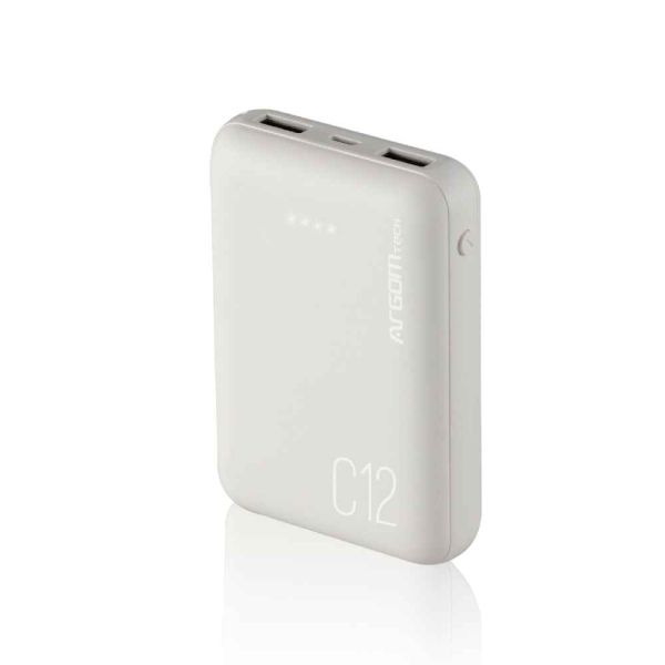 Cargador Portatil Argom 12000 mAh ARG-PB-1138