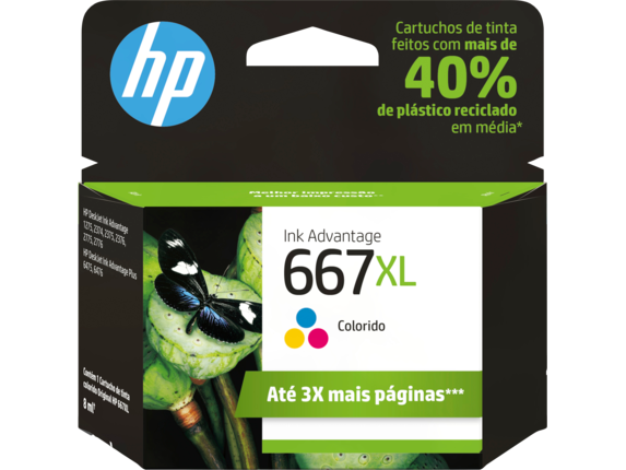 Compre Cartucho de Tinta HP 667XL | Di Tech S.A Paraguay