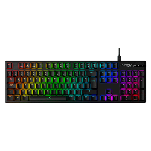 Teclado HyperX Gamer Alloy Origins Rojo