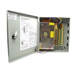 Fuente con Gabinete y Fusilera 12V 10A 9 CH