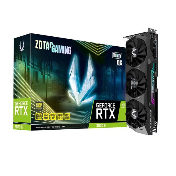 Placa de Video Zotac RTX 3070TI Trinity 8GB GDDR6X