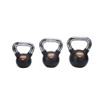Pesa Rusa LiveUp | Rubber Kettle Dumbbell Negro