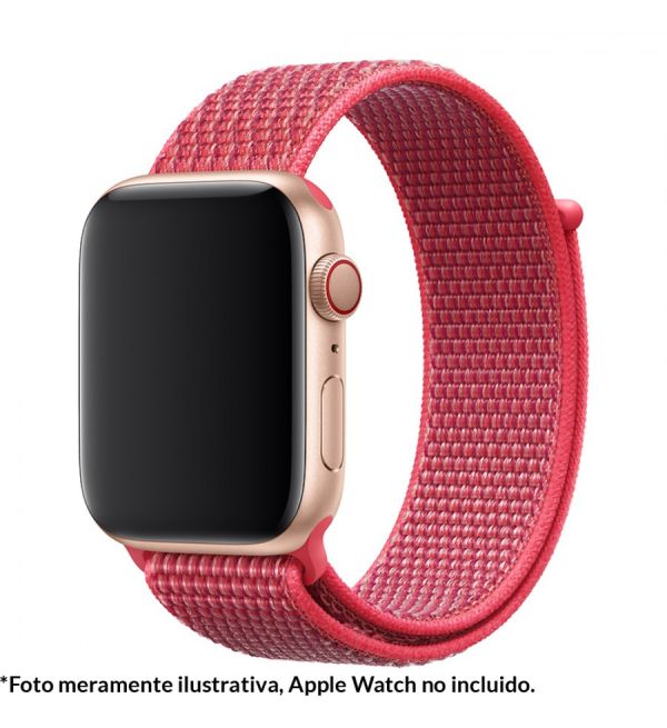 Brazalete Apple Watch 44 mm Hibiscus Sport Loop