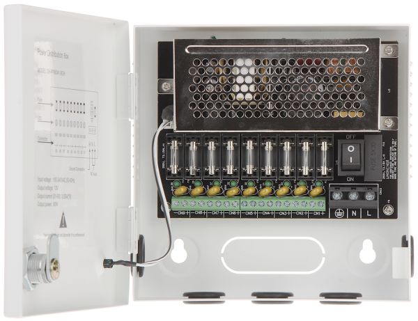 Fuente Dahua de Alimentacion con Gabinete 5A/9 Ch