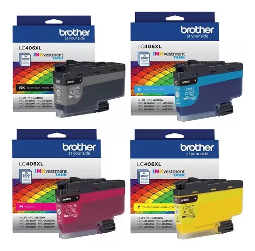 Botella de Tinta Brother LC406XL