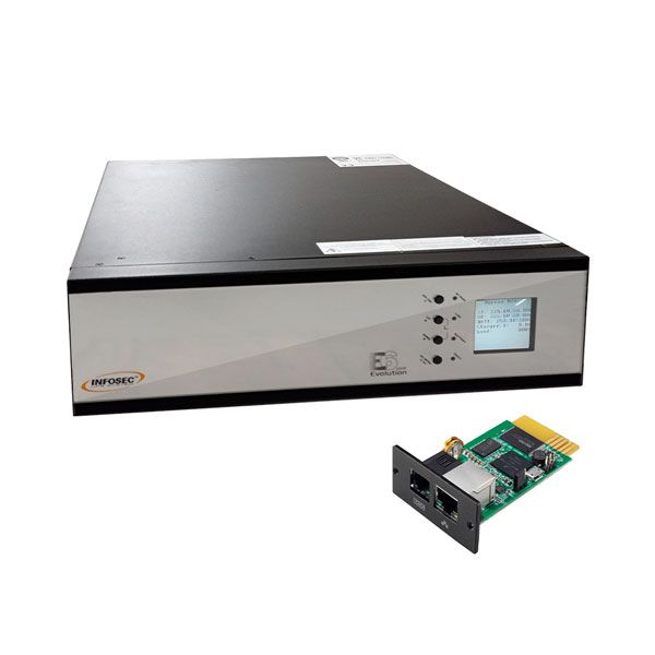 UPS Infosec 220V 6000VA 5400W E6 LCD RT Online + Placa SNMP