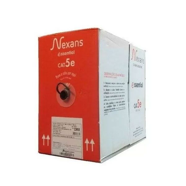 Cable UTP Nexans 4 Pares CAT 5e Azul