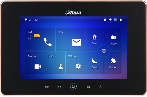 Monitor Dahua IP 7" Wi-Fi Micro SD
