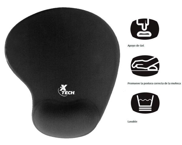 Mouse Pad Xtech con apoyo para la muñeca